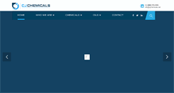 Desktop Screenshot of cjchemicals.net